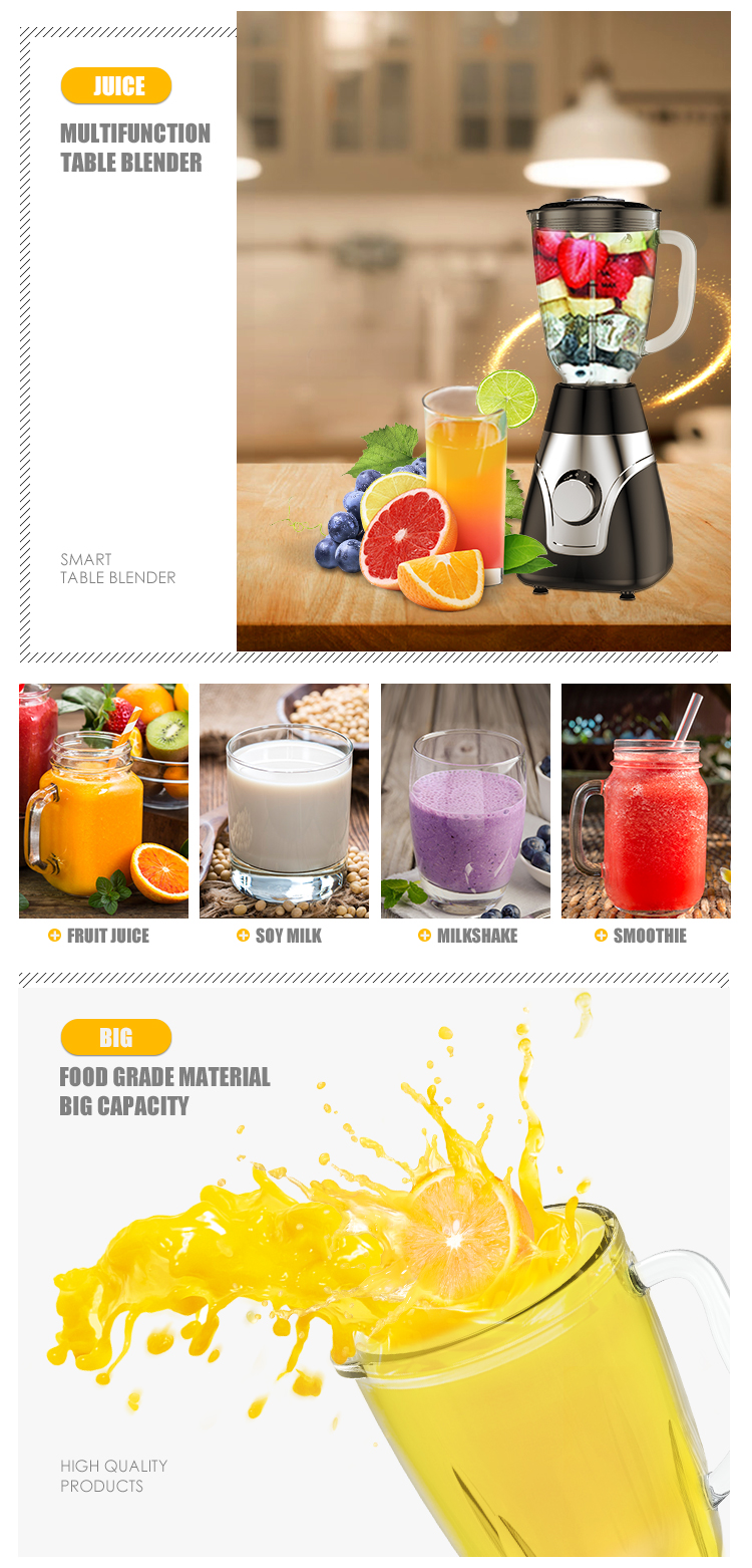 Mini liquidificador de gelo de frutas de mesa resistente de alta velocidade mais vendido