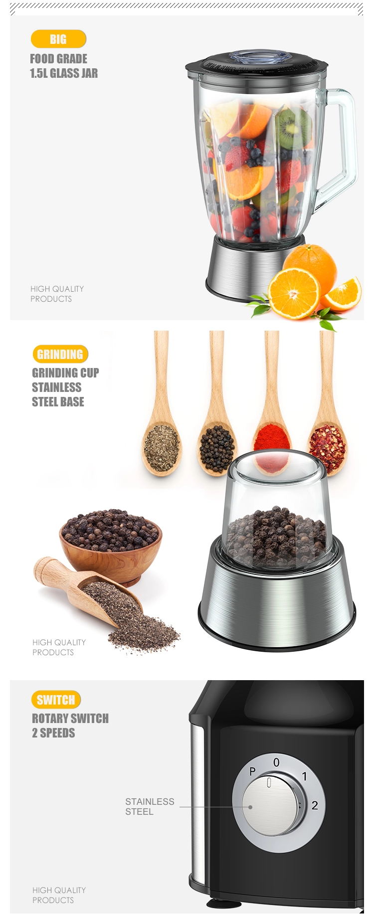 Aparelhos de cozinha liquidificador