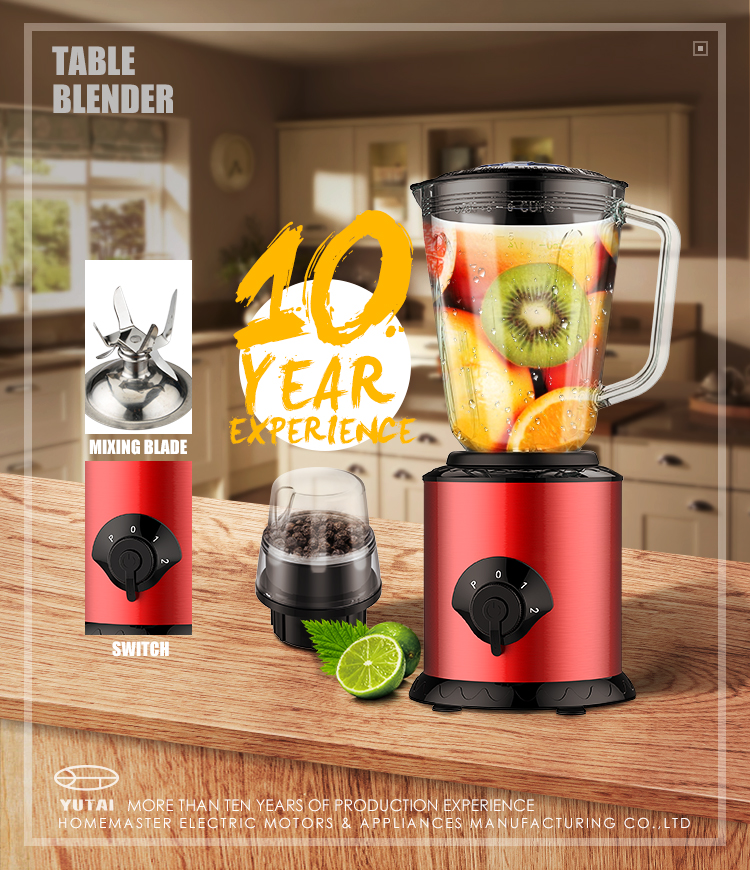 Super 2 velocidades Pulse Kitchen Food Juicer Liquidificador misturador de aço inoxidável