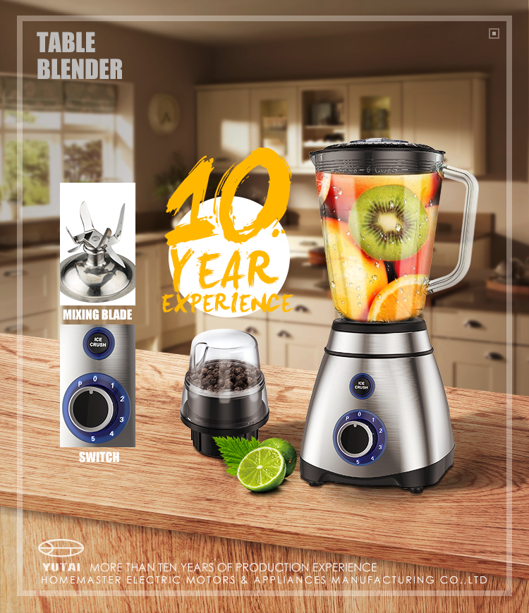 preço do liquidificador de smoothie comercial elétrico de utensílio de cozinha