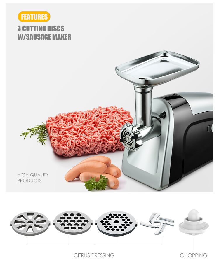 Machine électrique commerciale de hachoir à viande de poisson