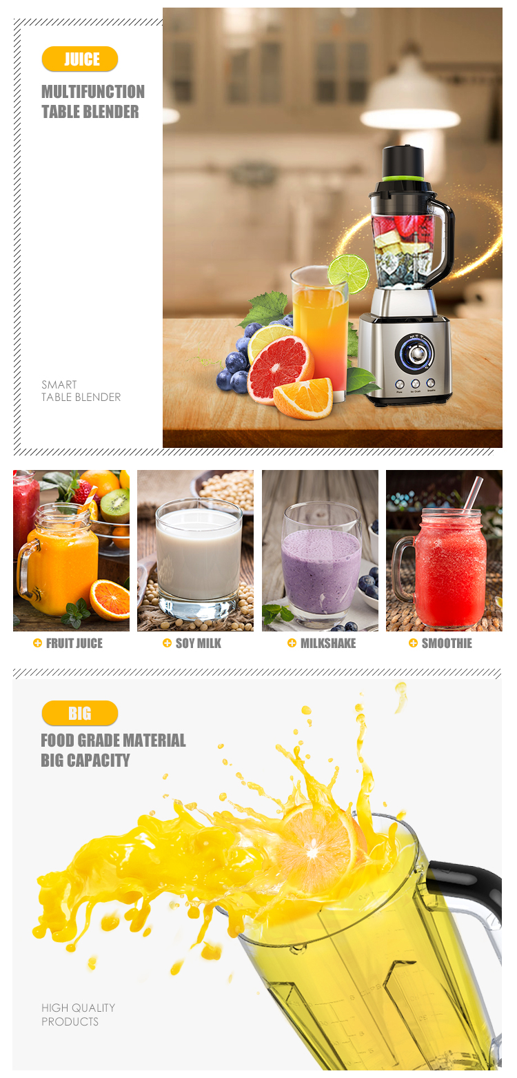 6 lames haute puissance presse-agrumes mélangeur électrique fruits carotte citron presse-agrumes Machine smoothie portable presse-agrumes mélangeur