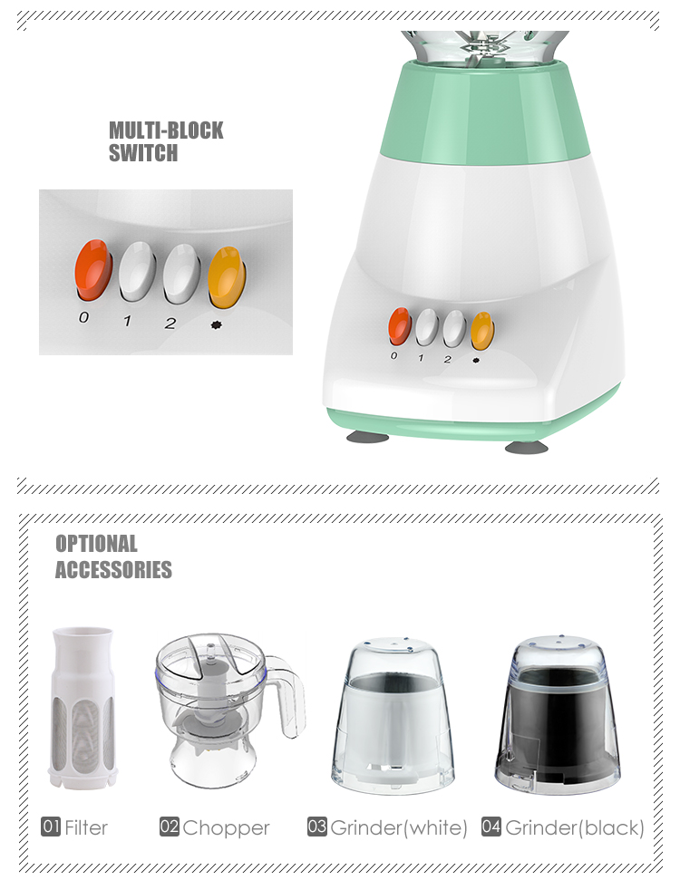 Mini mélangeur électrique portatif de smoothie de cuisine de mélangeur de vide
