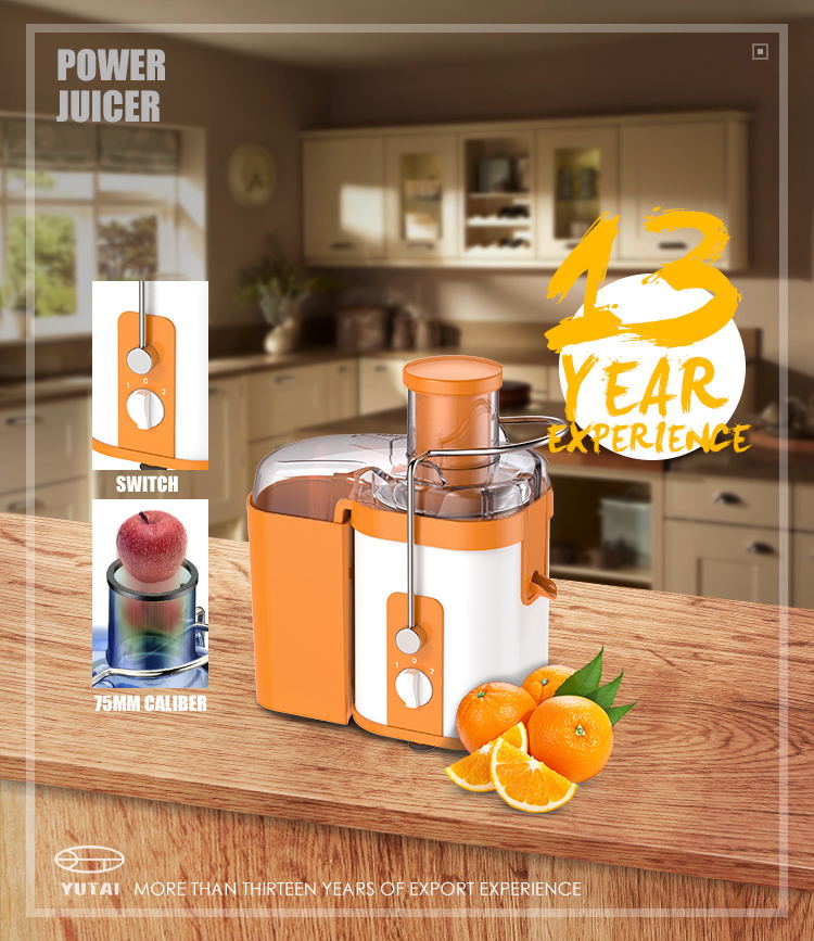 Machine à jus d'orange de gros calibre, presse-agrumes électrique centrifuge, séparation, extracteur de jus d'orange fraîche