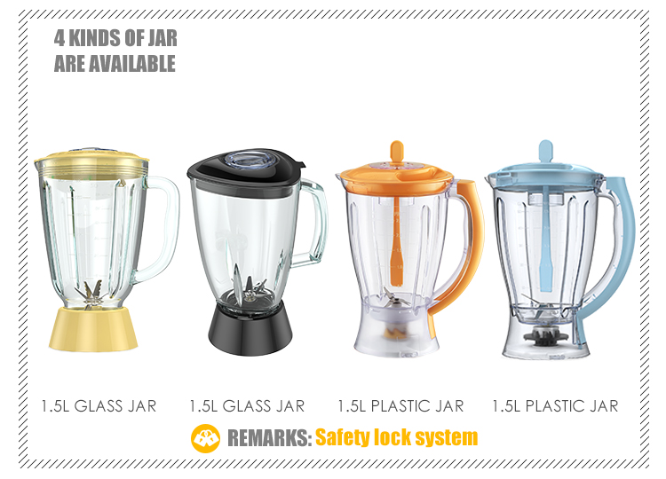 Appareil de cuisine domestique, mélangeur 400W, fabricant de Jiangmen