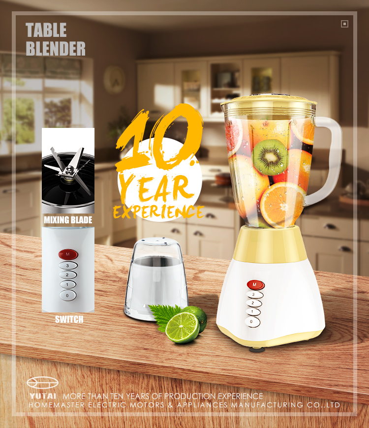 Mélangeur à immersion de jus de fabricant de smoothie de pot en plastique approuvé par CE en gros