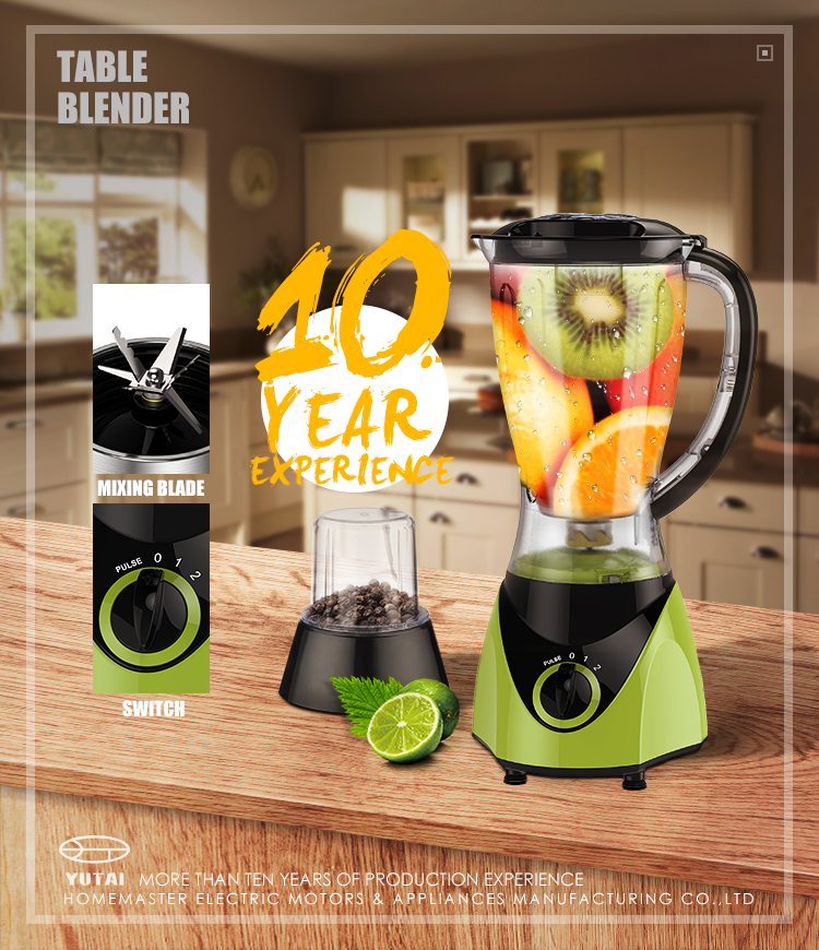 Mélangeur de fruits et d'aliments en pot de verre, offre spéciale 2019