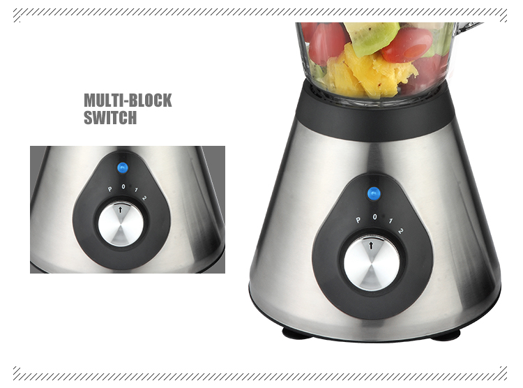 Mélangeur de jus commercial, appareil de cuisine de haute qualité, 500W, mélangeur alimentaire