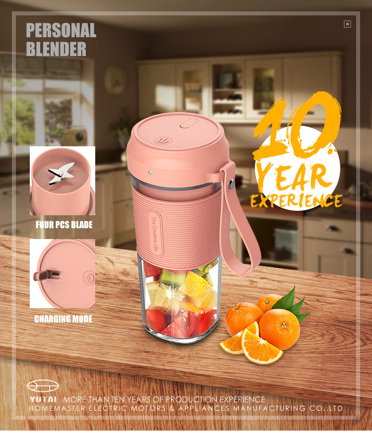 Mini mélangeur de jus USB rechargeable haute vitesse smoothie mélangeur portable presse-agrumes mélangeur portable